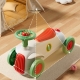 Masinuta Ride-on, cu Sistem Anti-rasturnare, Claxon Pe Volan, 1-6 Ani, 60x28x34 cm, Alb-Verde