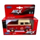 Macheta auto Welly Volkswagen T1 Pick Up, Scara 1:34, Rosu