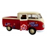 Macheta auto Welly Volkswagen T1 Pick Up, Scara 1:34, Rosu
