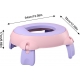 Olita portabila pentru calatorii, confectionata din spuma poliuretanica, 1-6 ani, 34x32x17 cm, Roz/Mov