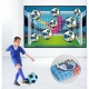 Set de Fotbal, Joc Recreativ pentru Copii, Minge cu Scai, Poarta din Material Textil, 150 x 100 cm, Multicolor