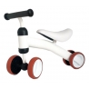 Bicicleta fara pedale Ride on, de echilibru, 4 roti, 1-3 ani, greutate maxima 25 kg, 50x18x35 cm, Alb