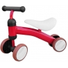 Bicicleta fara pedale Ride on, de echilibru, 4 roti, 1-3 ani, greutate maxima 25 kg, 50x18x35 cm, Rosu