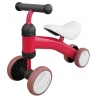 Bicicleta fara pedale Ride on, de echilibru, 4 roti, 1-3 ani, greutate maxima 25 kg, 50x18x35 cm, Rosu
