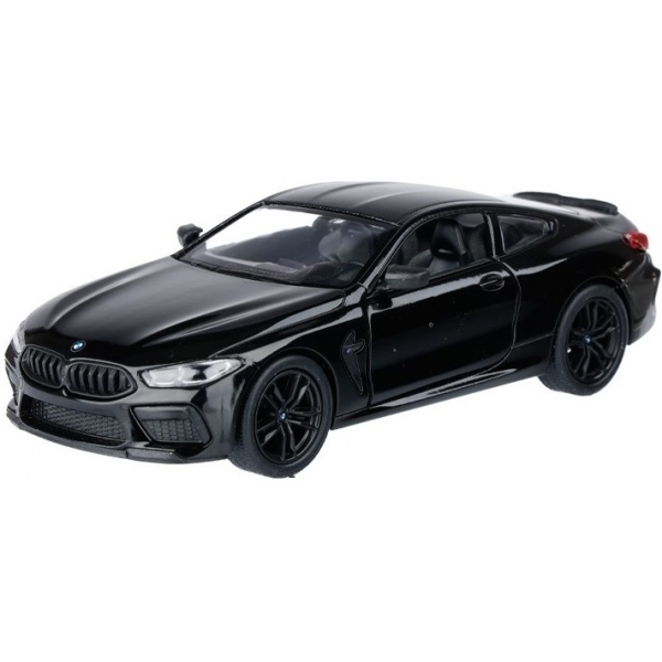Macheta metalica Kinsmart, Scara 1:38, Bmw M8 Competition Coupe, Negru