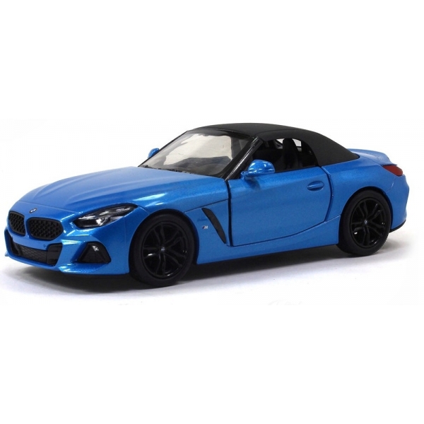 Macheta metalica Kinsmart, Scara 1:34, Bmw Z4, Albastru