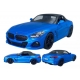 Macheta metalica Kinsmart, Scara 1:34, Bmw Z4, Albastru