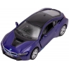 Macheta metalica Kinsmart, Scara 1:36, Bmw i8, Mov