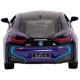 Macheta metalica Kinsmart, Scara 1:36, Bmw i8, Mov