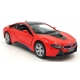 Macheta metalica Kinsmart, Scara 1:36, Bmw i8, Rosu