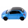 Macheta metalica Kinsmart, Scara 1:28, Fiat 500e, Albastru