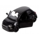Macheta metalica Kinsmart, Scara 1:28, Fiat 500e, Negru