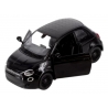 Macheta metalica Kinsmart, Scara 1:28, Fiat 500e, Negru