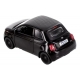 Macheta metalica Kinsmart, Scara 1:28, Fiat 500e, Negru