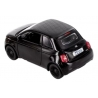 Macheta metalica Kinsmart, Scara 1:28, Fiat 500e, Negru