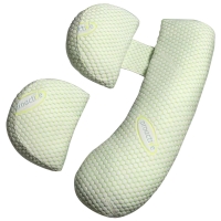 Set perna pentru gravide, husa detasabila, spuma moale, reglabila, latime ajustabila, proactive, Verde