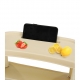 Scaun de masa pentru bebelusi si copii, tavita detasabila, multifuncțional, centura de siguranta, bej, cu umbrela roz, 6+ luni