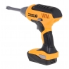 Bormasina electrica pentru copii, cu accesorii, 4 capete interschimbabile, lumini si sunete realiste, 3 ani+, Galben