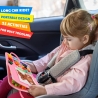 Jucărie educativa Montessori, mapă senzorială textilă cu elemente interactive, 3 pagini,1-4 ani, 14 piese, Model sirena