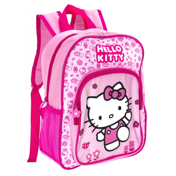 Ghiozdan pentru gradinita, Hello Kitty, 2 compartimente, 32 cm