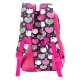 Ghiozdan scoala Mesco, Hello Kitty, 4 compartimente si penar, Multicolor, 44 x 32 x 16 cm